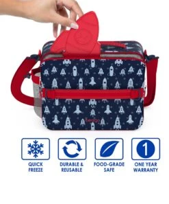 Rocket Ship Reusable Ice Pack Set -Bentgo zu95758374 alt 2 tm1623779515